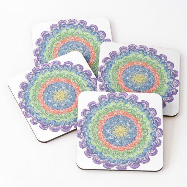 Item preview, Rainbow Mandala Flower  designed and sold by LABrizendine.
