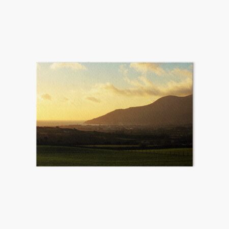Sunrise Over Newcastle, County Down, Northern Ireland Art Board Print