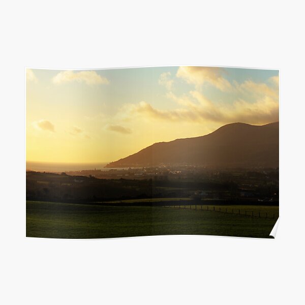 Sunrise Over Newcastle, County Down, Northern Ireland Poster