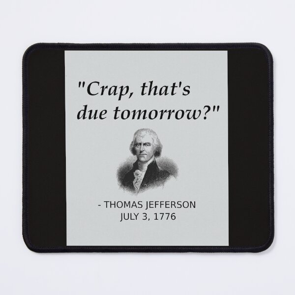 Item preview, Histoire drôle de Thomas Jefferson aux États-Unis Poster designed and sold by HortonHarmon17.