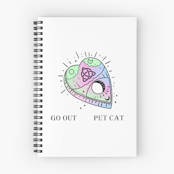 Item preview, Cute Pastel Goth Ouija Planchette - Pet Cat designed and sold by SpookyCupcake.