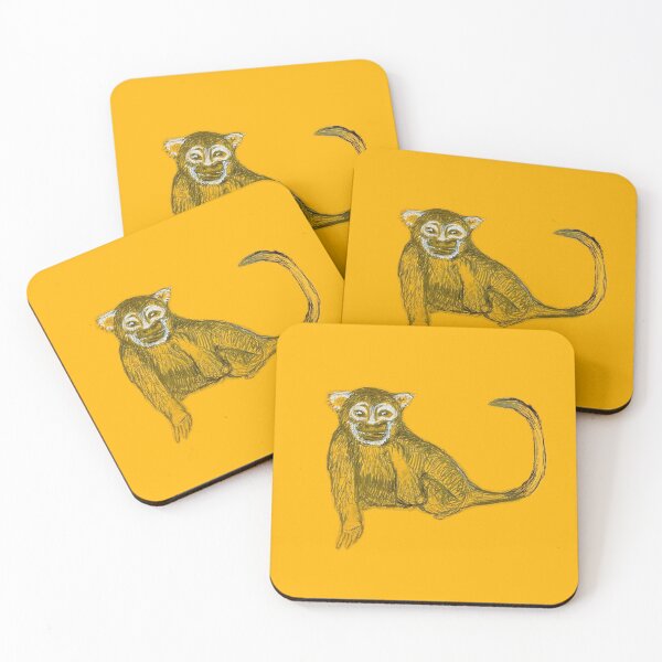 Item preview, Squirrel Monkey (Cutout Version) designed and sold by AGuillotinette.