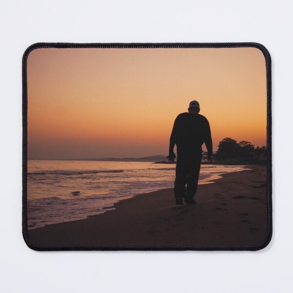 Item preview, Man walking on the beach at sunrise designed and sold by brayanamis.