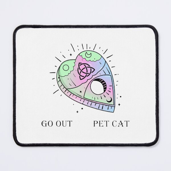 Item preview, Cute Pastel Goth Ouija Planchette - Pet Cat designed and sold by SpookyCupcake.