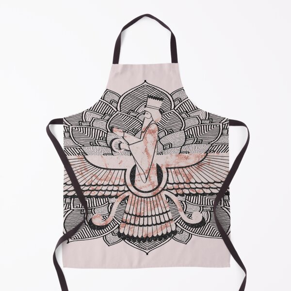 Item preview, Zoroastrian - Zaroaster - Farohar - Farvahar - rose stone designed and sold by hasbeenz.