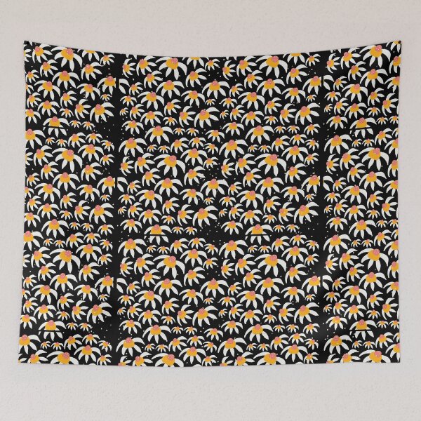 Item preview, Daisies on black designed and sold by sm7thme.