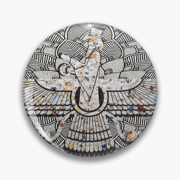 Item preview, Zoroastrian - Zaroaster - Farohar - Farvahar - multi color designed and sold by hasbeenz.