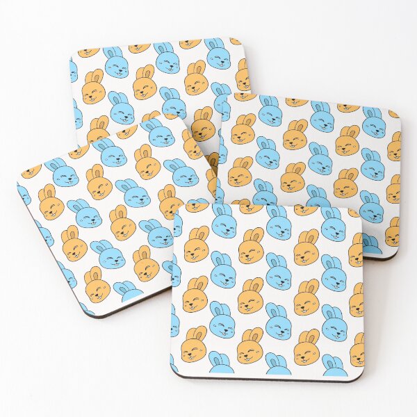 Item preview, Smiling Rabbit Head Seamless Pattern  designed and sold by animalstore11.