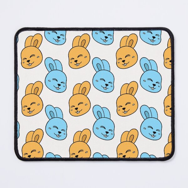 Item preview, Smiling Rabbit Head Seamless Pattern  designed and sold by animalstore11.