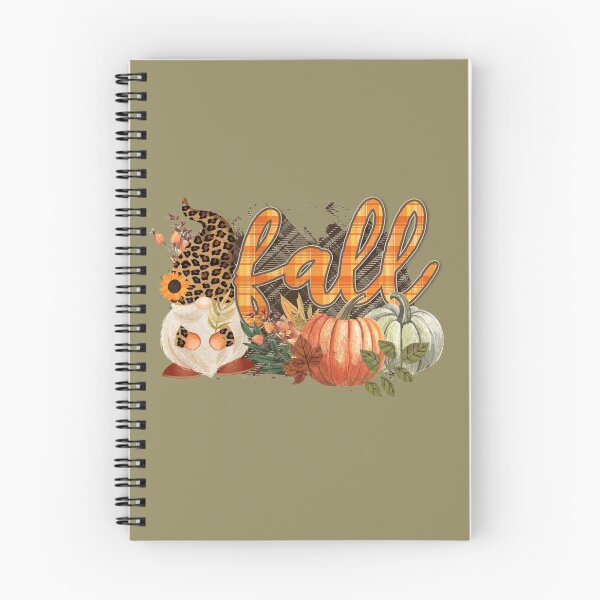 Item preview, Fall Leopard Print Gnome With Pumpkin And Autumn Leaves designed and sold by ChicoryJunction.