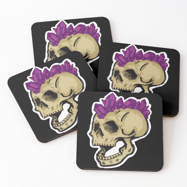 Item preview, Crystal punk skull designed and sold by MadLocke.