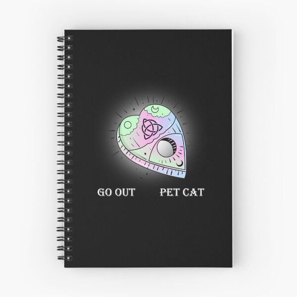 Item preview, Cute Pastel Goth Ouija Planchette - Pet Cat White Text designed and sold by SpookyCupcake.