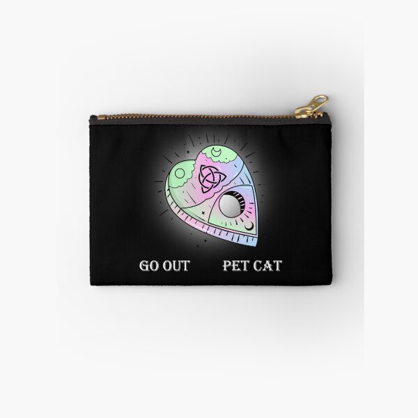 Item preview, Cute Pastel Goth Ouija Planchette - Pet Cat White Text designed and sold by SpookyCupcake.