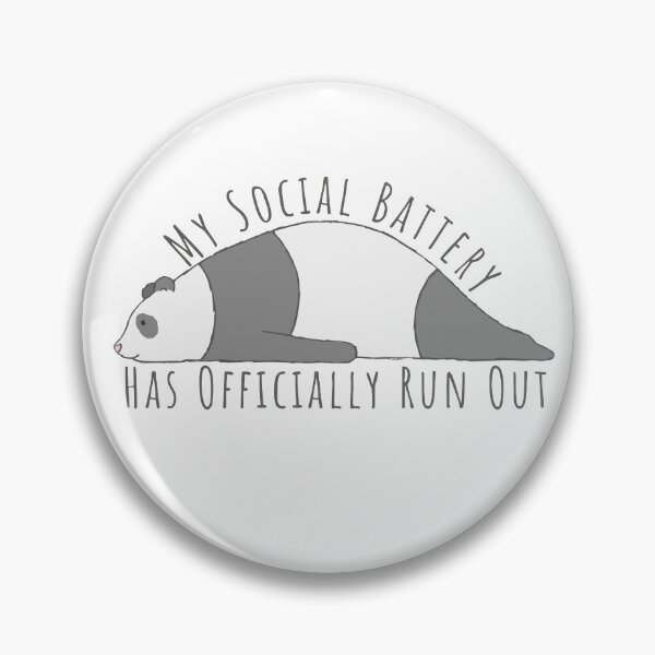 Artikelvorschau, Social Battery ist out Panda Design entworfen und verkauft von blueavocado.