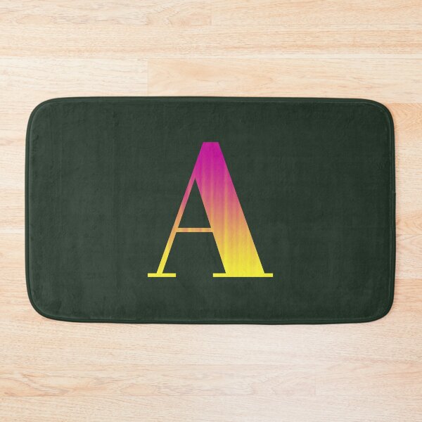 Item preview, Alphabet digital design at "A" letter with the illustrator gradient tool  designed and sold by Trianglegreen.