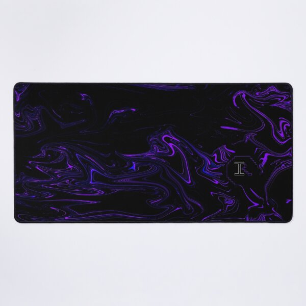 Purple Floral Personalized Mouse Pad Office Desk Gifts For Women Desk Decor