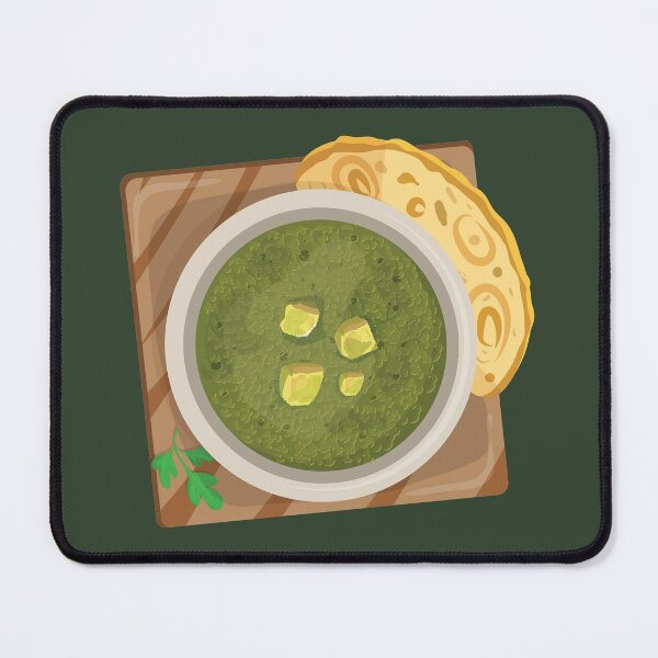 Item preview, Indian Saag Served With Roti designed and sold by Alicia Chee.
