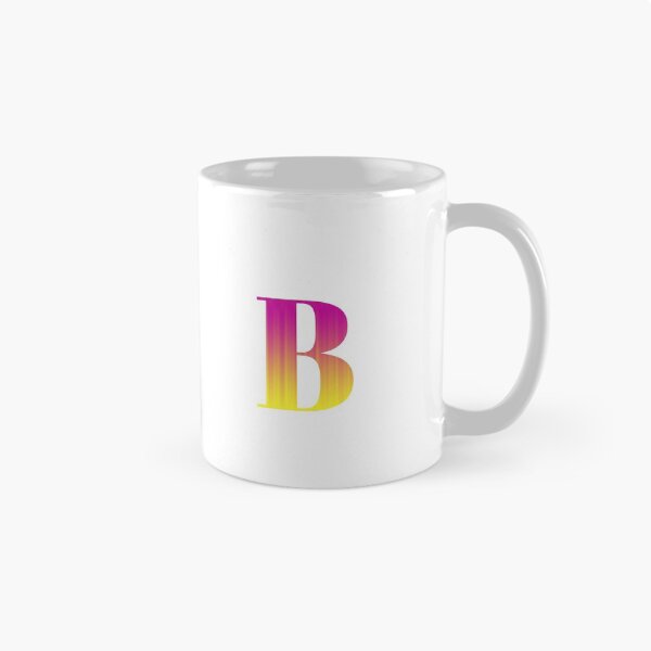 Artikelvorschau,  Digitales Alphabet-Design am Buchstaben "B" mit dem Illustrator-Farbverlaufswerkzeug entworfen und verkauft von Trianglegreen.