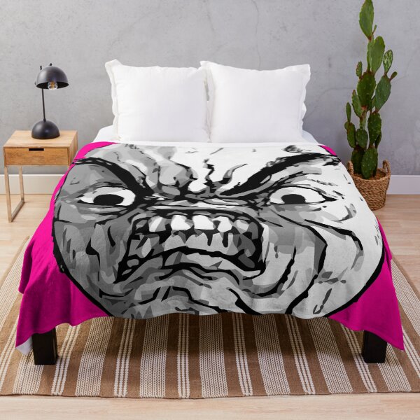 Item preview, Rage comic internet meme Anger, jerky, comics, face, vertebrate, print, halloween, holiday, family, kids, joy, fear, horror. designed and sold by Senior-Kuzmin.