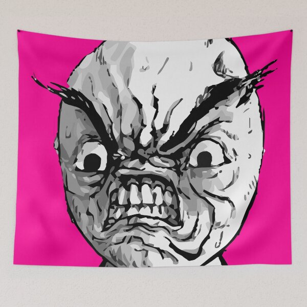 Item preview, Rage comic internet meme Anger, jerky, comics, face, vertebrate, print, halloween, holiday, family, kids, joy, fear, horror. designed and sold by Senior-Kuzmin.