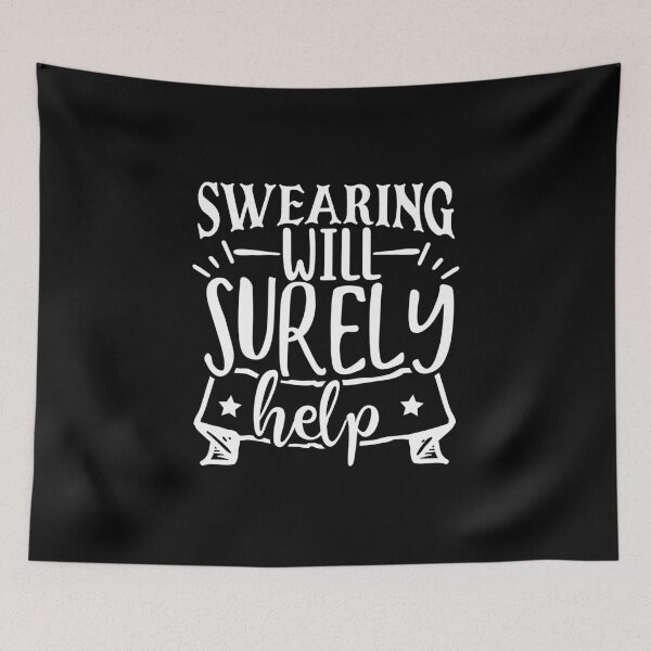 Item preview, Swearing will surely help designed and sold by pnkpopcorn.