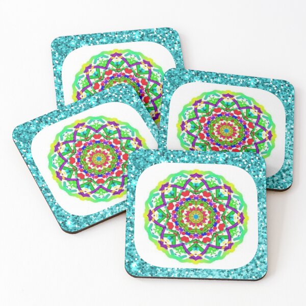 Item preview, Mandela ornaments in cheerful colors designed and sold by Yasmine Mohammed.
