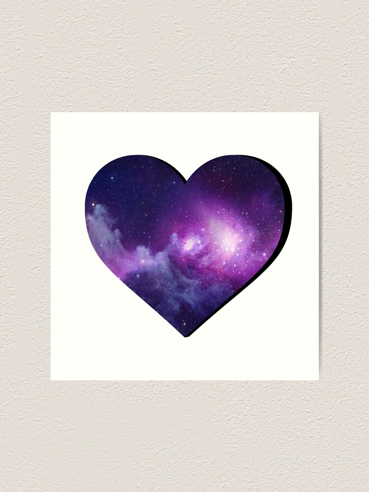 galaxy heart painting