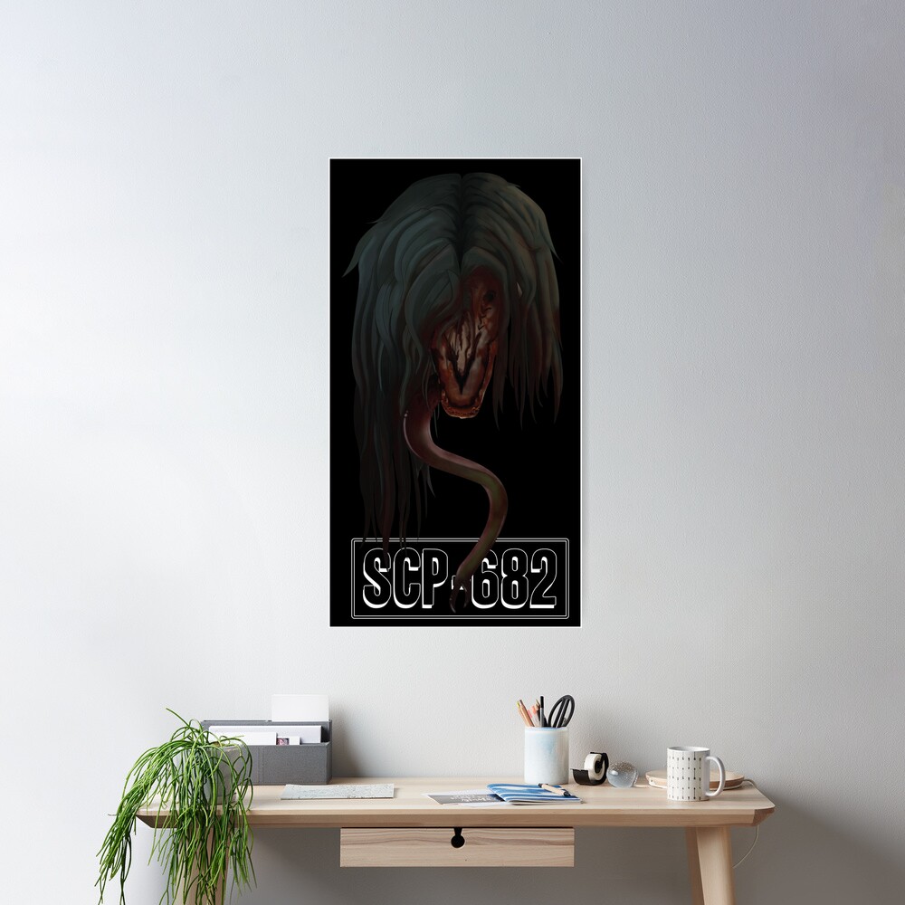 SCP-682 Hard To Destroy Reptile Poster for Sale by mothermarowak