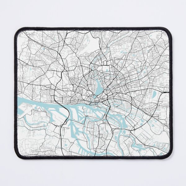 Item preview, Hamburg City Map of Germany - Circle designed and sold by deMAP.