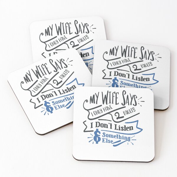 Item preview, My Wife Says I Only Have 2 Faults designed and sold by FOX1999-Design.