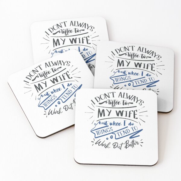 Item preview, I Don't Always Listen to My Wife designed and sold by FOX1999-Design.