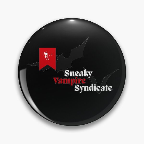 Artikelvorschau, Hinterhältiges Vampire Syndicate-Logo und Fledermäuse entworfen und verkauft von Sneaky Vampire Syndicate.