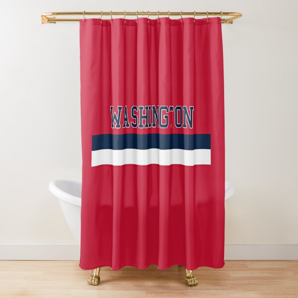 Washington capitals best sale shower curtain