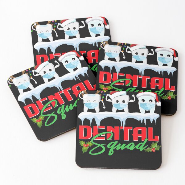 Item preview, Cute Lovely Dental Squad Teeth In Mask Christmas Xmas 2021 designed and sold by Michaelmansr572.