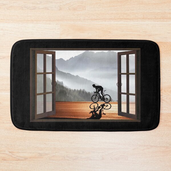 Item preview, Mountain Bike Mtb - Mountain Biking Mtb - Mountain Biker Window  designed and sold by SockaArt1.