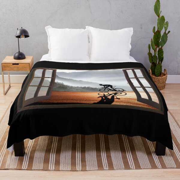 Item preview, Mountain Bike Mtb - Mountain Biking Mtb - Mountain Biker Window  designed and sold by SockaArt1.