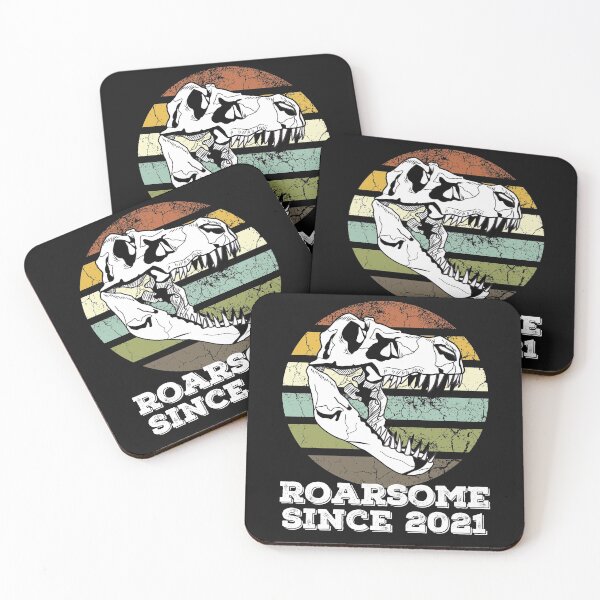 Item preview, Roarsome Dinosaur Skull 2nd Birthday, Awesome since 2021 designed and sold by Click-Like.