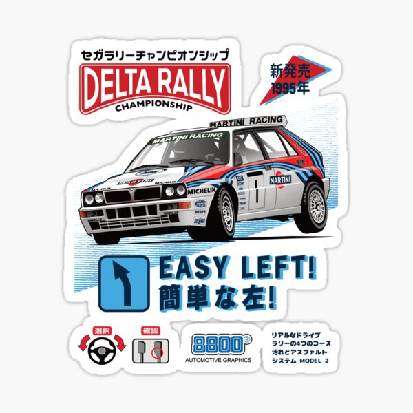 Lancia Delta Rallye-Arcade Sticker
