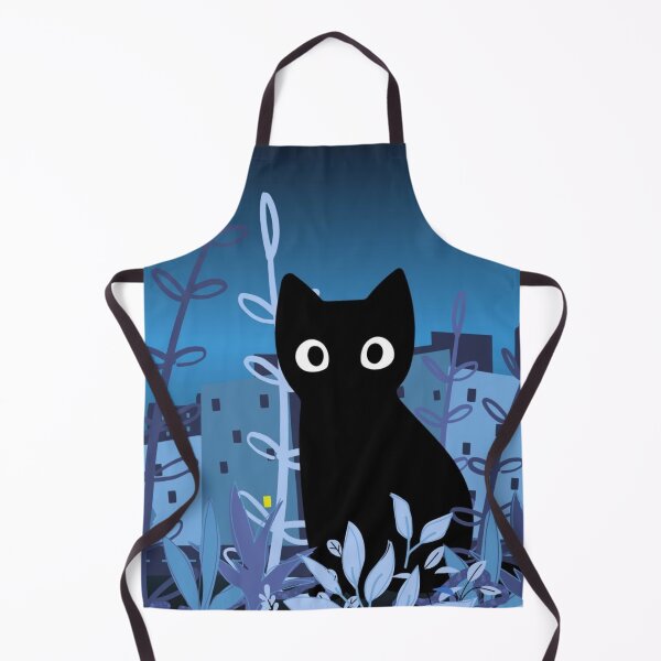 Item preview, A Black Cat In A City With Flowers designed and sold by Artbysaeme.
