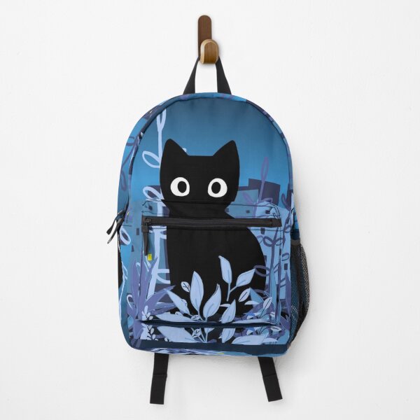 Item preview, A Black Cat In A City With Flowers designed and sold by Artbysaeme.