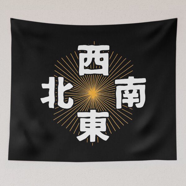 Item preview, It's Mahjong Time - Direction Winds Tile Indicator Guide v2 designed and sold by teeworthy.