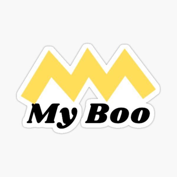 my boo Sticker