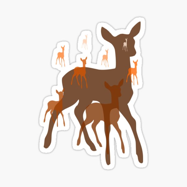 Dear deers! Sticker