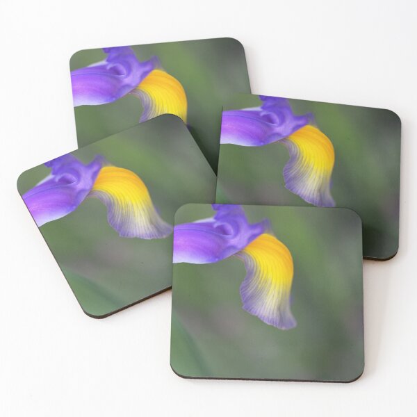 Item preview, Iris Purple Lines Yellows Peace designed and sold by Joy Watson - Natural Light Photography .