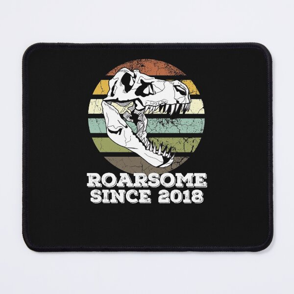 Item preview, Roarsome Dinosaur Skull 5th Birthday, Awesome since 2018 designed and sold by Click-Like.