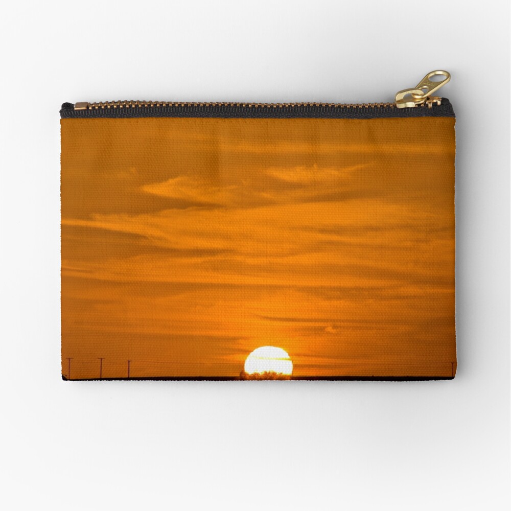Marree Sunset - South Australia Zipper Pouch