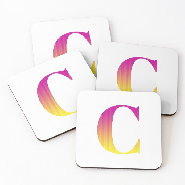 Item preview, Alphabet digital design at "C" letter with the illustrator gradient tool  designed and sold by Trianglegreen.
