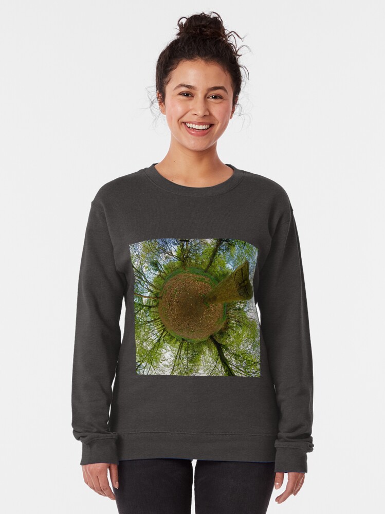 Alternate view of Butterfly Sculpture in Prehen Woods, Derry Pullover Sweatshirt