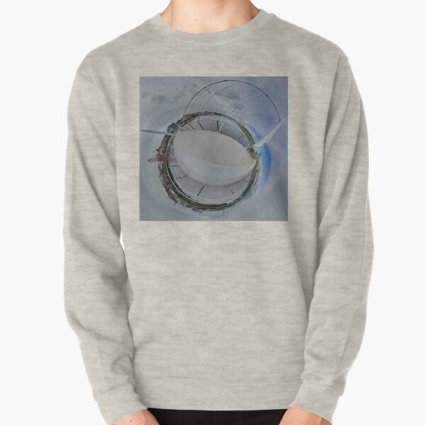 Peace Bridge Panorama - River Foyle, Derry Pullover Sweatshirt