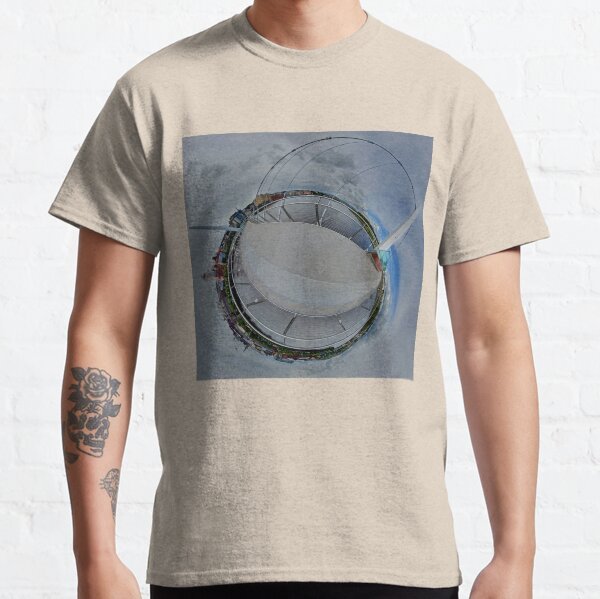 Peace Bridge Panorama - River Foyle, Derry Classic T-Shirt